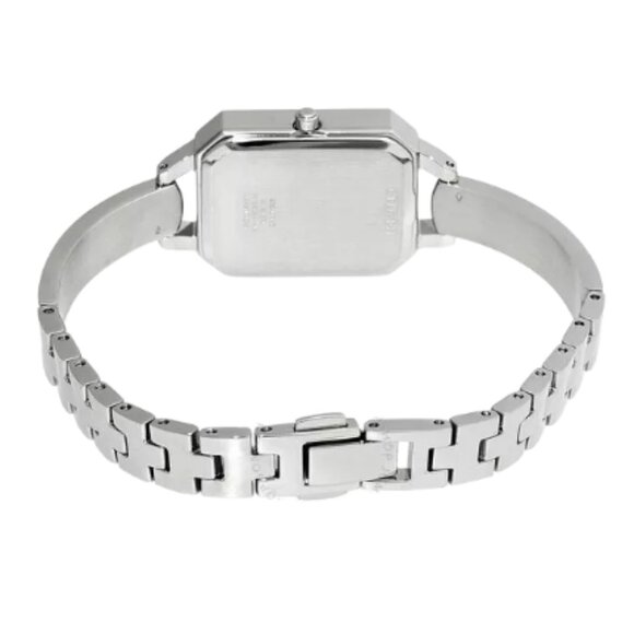 CITIZEN EM0980-50A SILHOUETTE ECO-DRIVE WHITE DIAL SILVER STEEL WOMENS WATCH main image 7